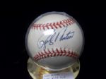 Ricky Horton Autographed Official NL Leonard Coleman Baseball