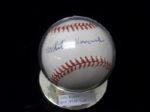 Whitey Kurowski Autographed Official NL Leonard Coleman Baseball