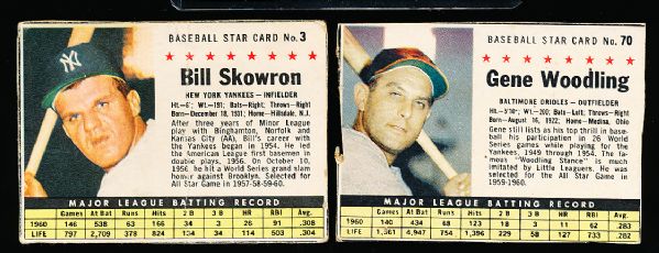 1961 Post Cereal Baseball- 25 Diff.