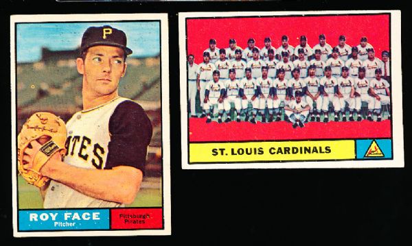 1961 Topps Bb- 20 Diff.