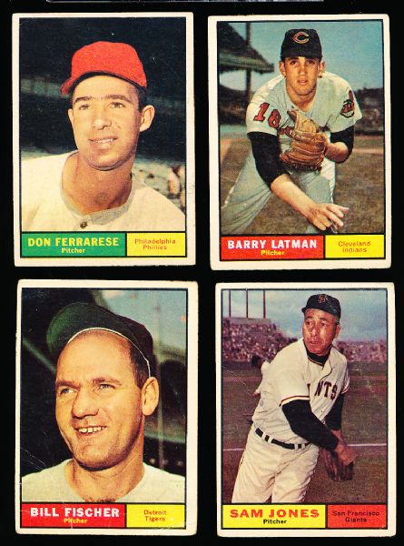 1961 Topps Bb- 4 Diff. Hi#’s