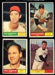 1961 Topps Bb- 4 Diff. Hi#’s