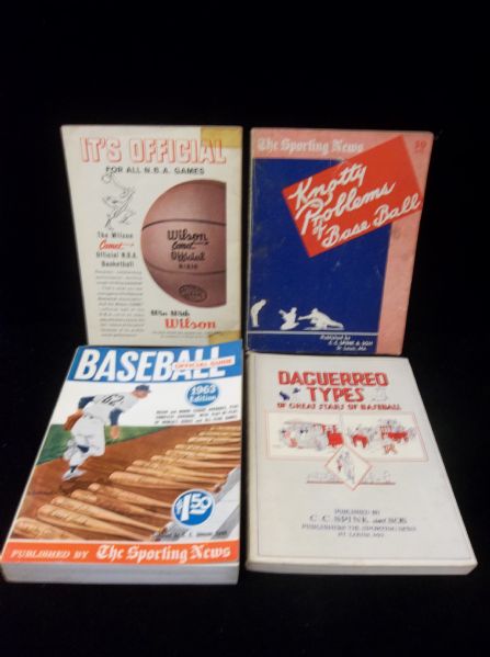 Four Sports Softcover Guides/Books