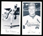 Late 1960’s St. Louis Cardinals Bsbl. Team Issued Postcard Sized Photos- 47 Diff.