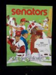 1971 Boston Red Sox @ Washington Senators Program/Scorecard