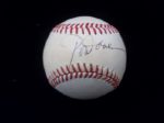 Rod Carew Autographed Official AL Bobby Brown Baseball