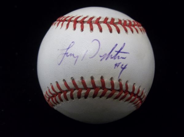 Lenny Dykstra Autographed Official NL William White Baseball