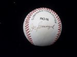 Joe Garagiola Autographed Official NL William White Baseball