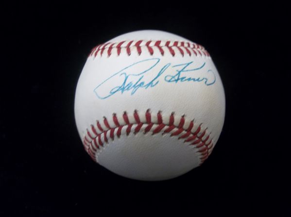 Ralph Kiner Autographed Official AL Bobby Brown Baseball
