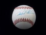 Ralph Kiner Autographed Official AL Bobby Brown Baseball
