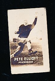 1948 Topps Magic Photo Ftbl. #2C Pete Elliott, Michigan