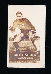 1948 Topps Magic Photo Ftbl. #5C Bill Fischer, Notre Dame