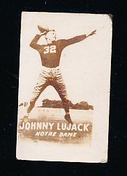 1948 Topps Magic Photo Ftbl. #6C Johnny Lujack, Notre Dame