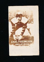 1948 Topps Magic Photo Ftbl. #7C Chas. P. Bednarik, Univ. of Penn.