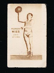 1948 Topps Magic Photo Bskbl. #2B Murray Weir, Iowa