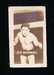 1948 Topps Magic Photo Wrestling #4D Jim Browning