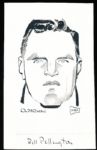 Murray Olderman Original Drawing- Bill Pellington, Football