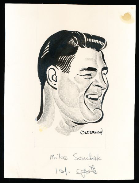 Murray Olderman Original Drawing- Mike Souchak
