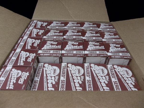 1990 Topps Traded Baseball Factory Sets of 132 Cards- 22 Sets