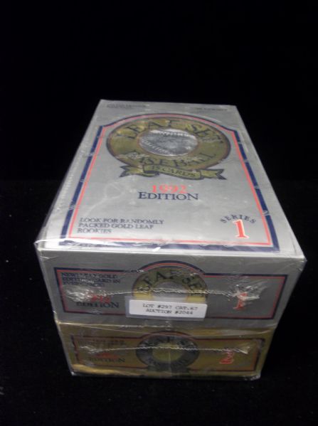 1992 Leaf Baseball- 1 Unopened Wax Box From Both Series