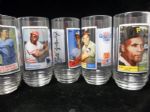 1993 McDonald’s “All-Time Greatest Team” 6” Tall Drinking Glasses Near Complete Set- 8 of 9