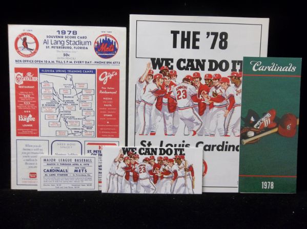 1978 St. Louis Cardinals Pub Package