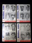 Sporting News Baseball Guides- 4 Diff