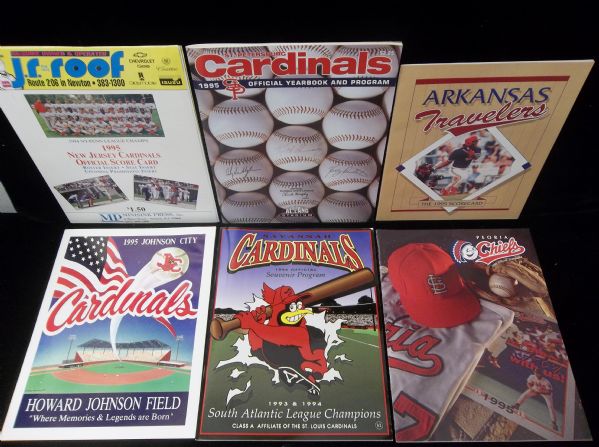 1995 St. Louis Cardinals Minor League Pub and Schedule Lot