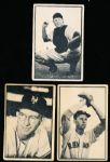 1953 Bowman Baseball Black & White- 4 Diff.
