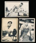 1953 Bowman Baseball Black & White- 4 Diff.