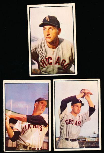 1953 Bowman Baseball Color- 4 Diff.
