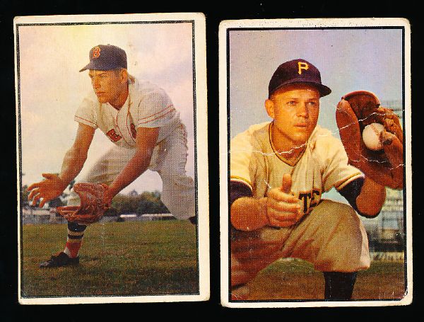 1953 Bowman Bb Color- 2 Hi#’s