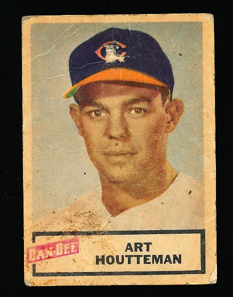 1954 DanDee Baseball- Art Houtteman, Indians