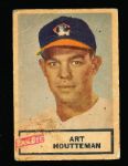 1954 DanDee Baseball- Art Houtteman, Indians