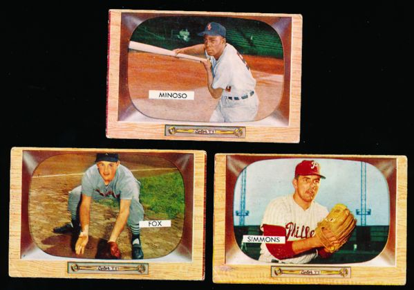 1955 Bowman Bsbl.- 20 Diff. Cards