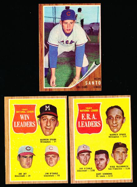 1962 Topps Bb- 6 Diff.
