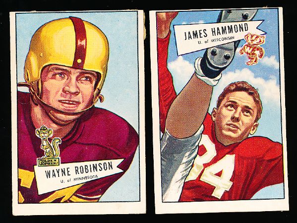 1952 Bowman Large Fb- 2 Cards