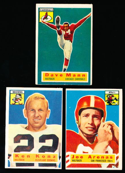 1956 Topps Football- 12 Diff.