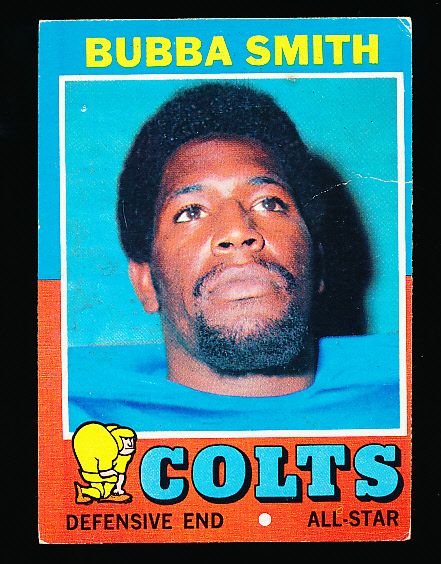 1971 Topps Fb- #53 Bubba Smith, Colts- 8 Cards