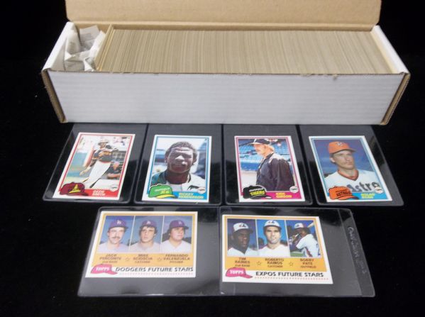 1981 Topps Baseball Near Complete Set- 725 of 726