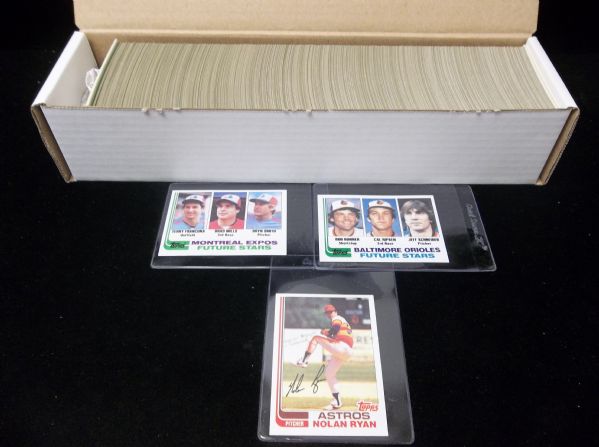 1982 Topps Baseball Complete Set of 792