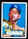 R&N China 1952 Topps #311 Mickey Mantle Porcelain Card