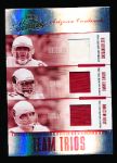 2004 Absolute Memorabilia Ftbl. “Team Trios Material” #TTR1 A. Boldin/ E. Smith/ J. McCown- #1/10!