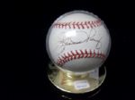 Eduardo Perez Autographed Official NL Leonard Coleman Baseball