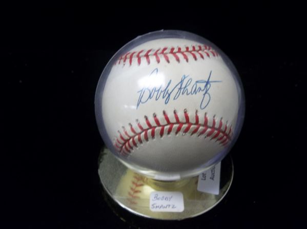 Bobby Shantz Autographed Official AL Gene Budig Baseball