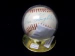 Enos Slaughter Autographed Rawlings Official League Baseball
