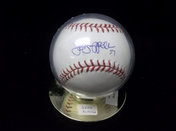 Jeff Suppan Autographed Official MLB Bud Selig Baseball