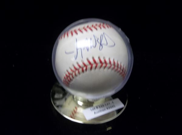 Jamey Wright Autographed Official NL Leonard Coleman Baseball