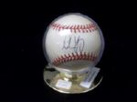 Dmitri Young Autographed Official NL Leonard Coleman Baseball