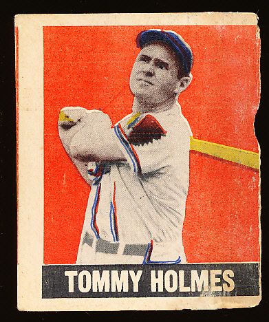 1948/49 Leaf Baseball- #133 Tommy Holmes, Braves- SP